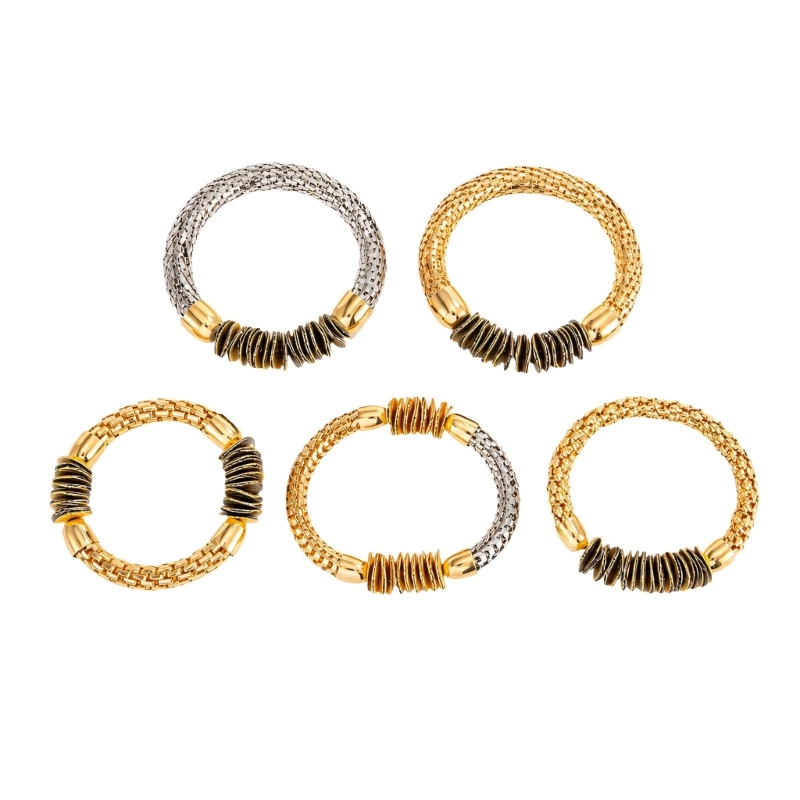 Coordinates Bracelet - Juego pulsera texturizada R7UF con 5