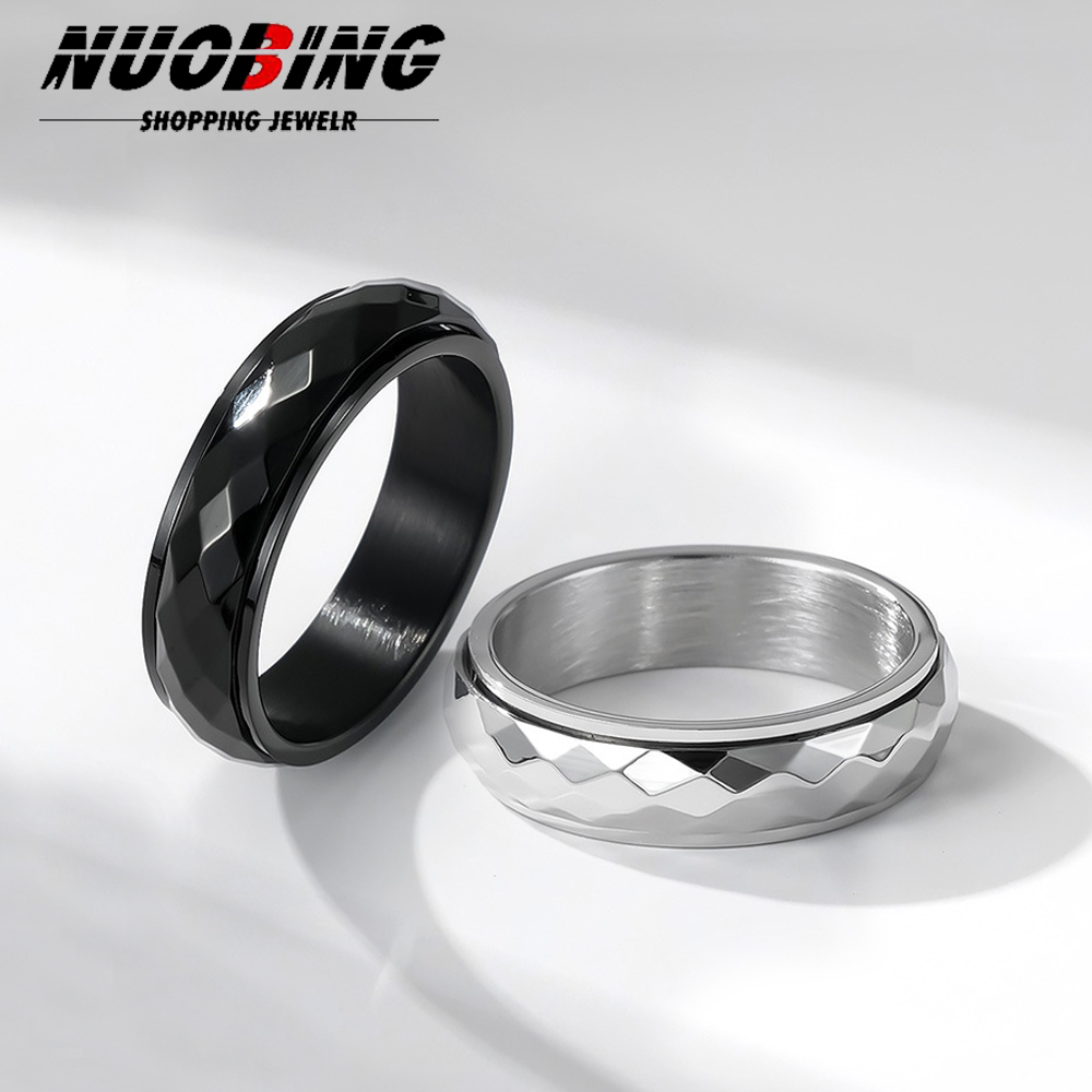 Initial Ring Custom - Anillo de acero inoxidable antipresión para