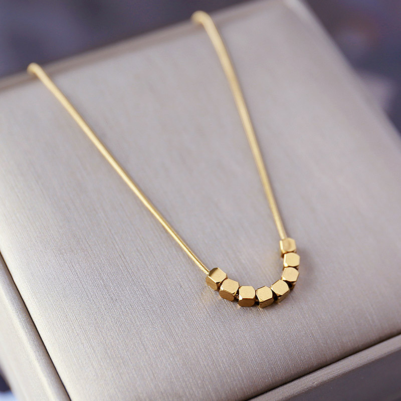 Birth Flower Necklace - Ramos-collar de acero inoxidable con colgante