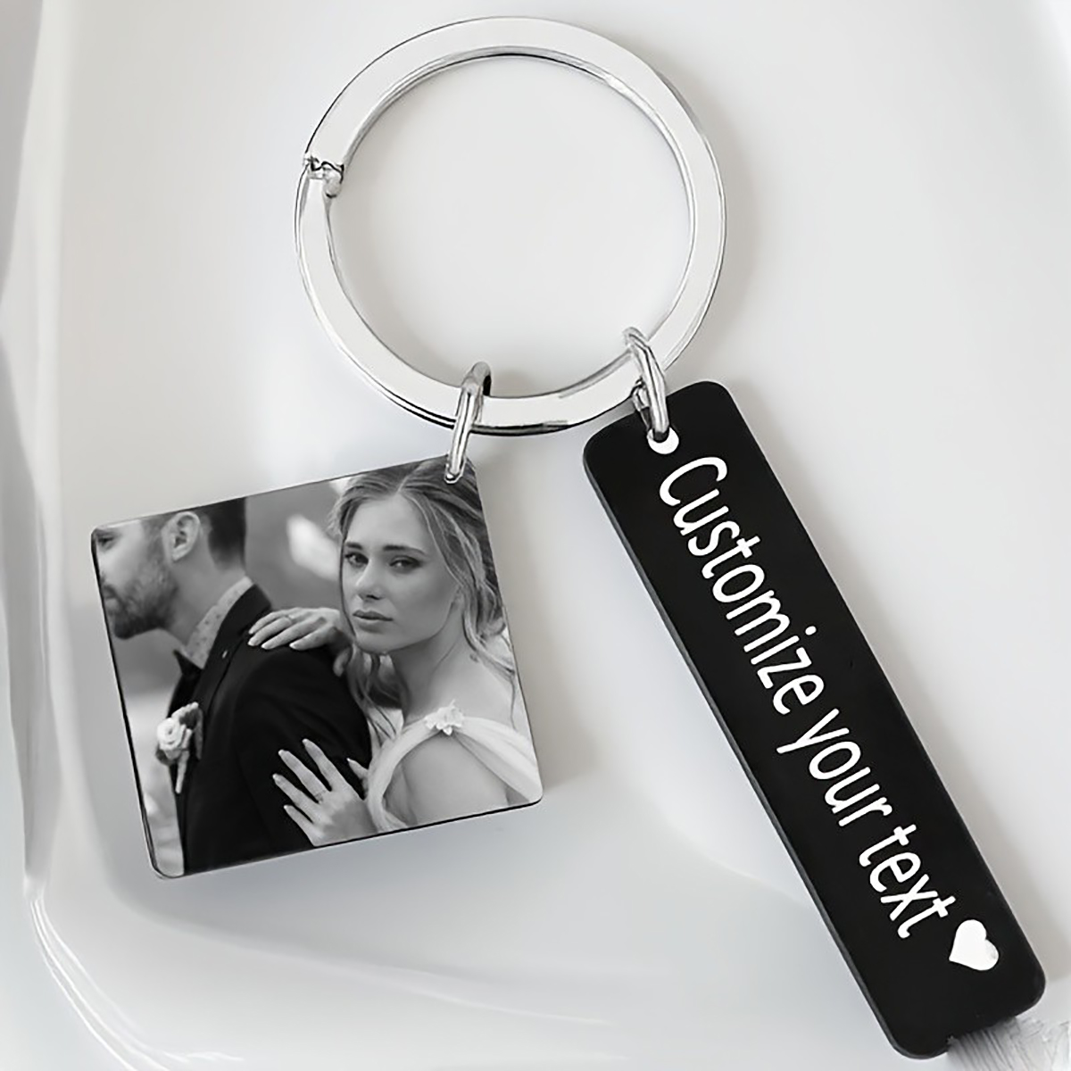 Llavero personalizado de acero - Initial Ring Custom reseña y precio