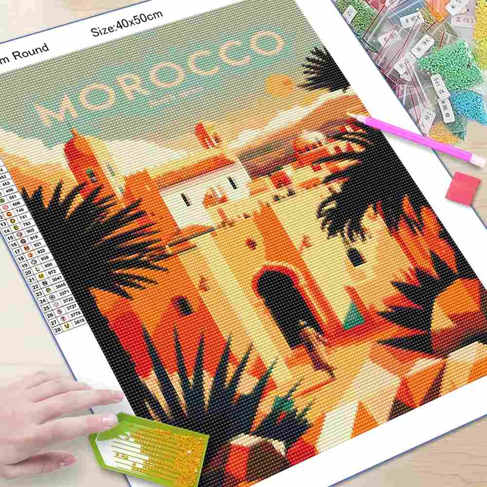 Novedad: Kit de Bordado de Mos - Photo Mosaic Print reseña y precio