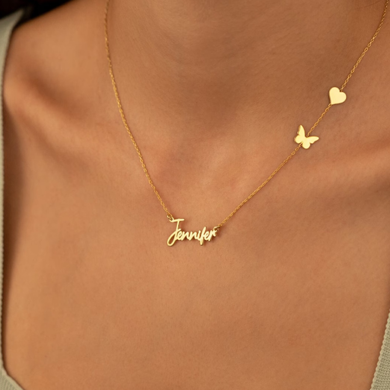 Collares personalizados con fo - Birth Flower Necklace reseña y precio