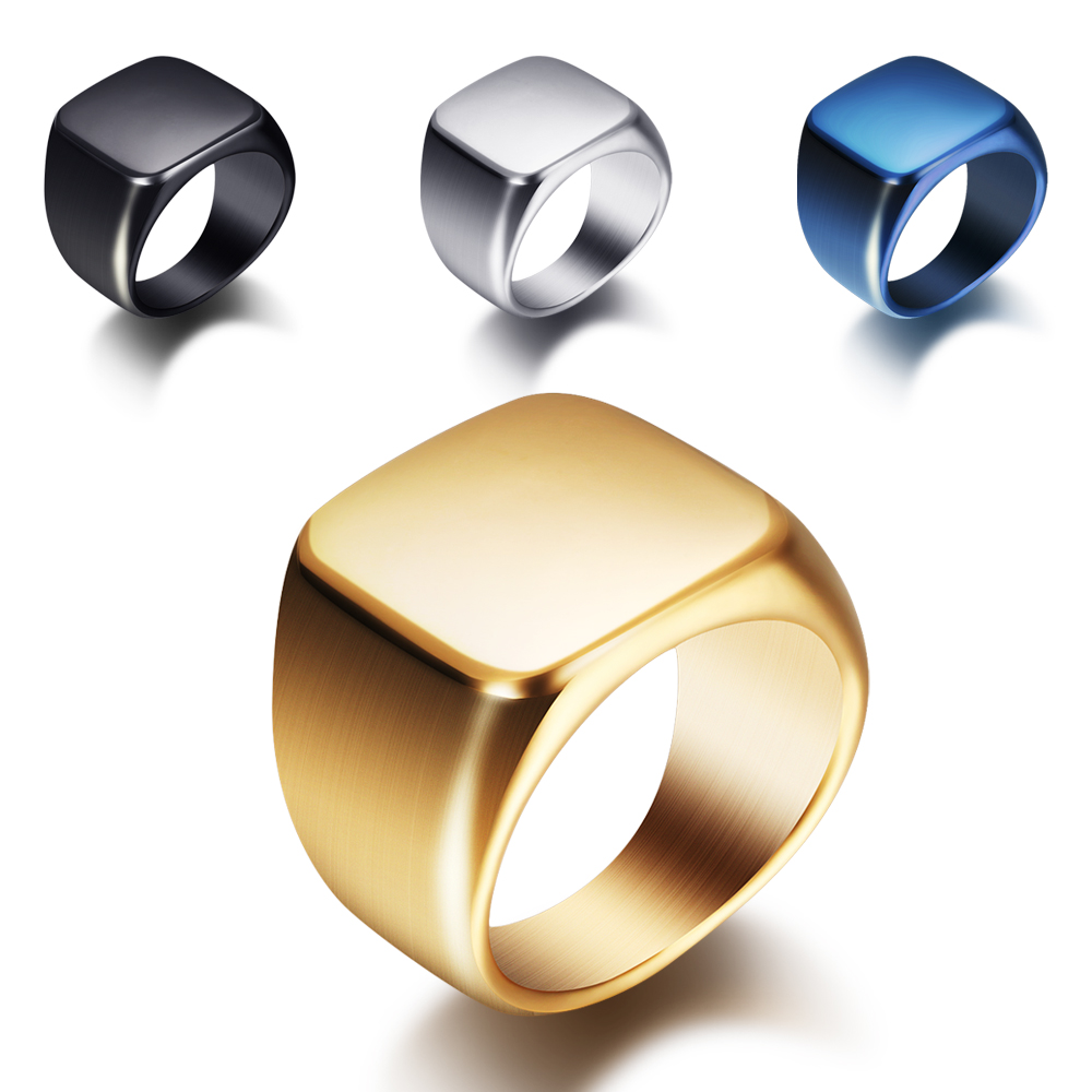 Anillo de plata/oro/negro/azul - Initial Ring Custom reseña y precio