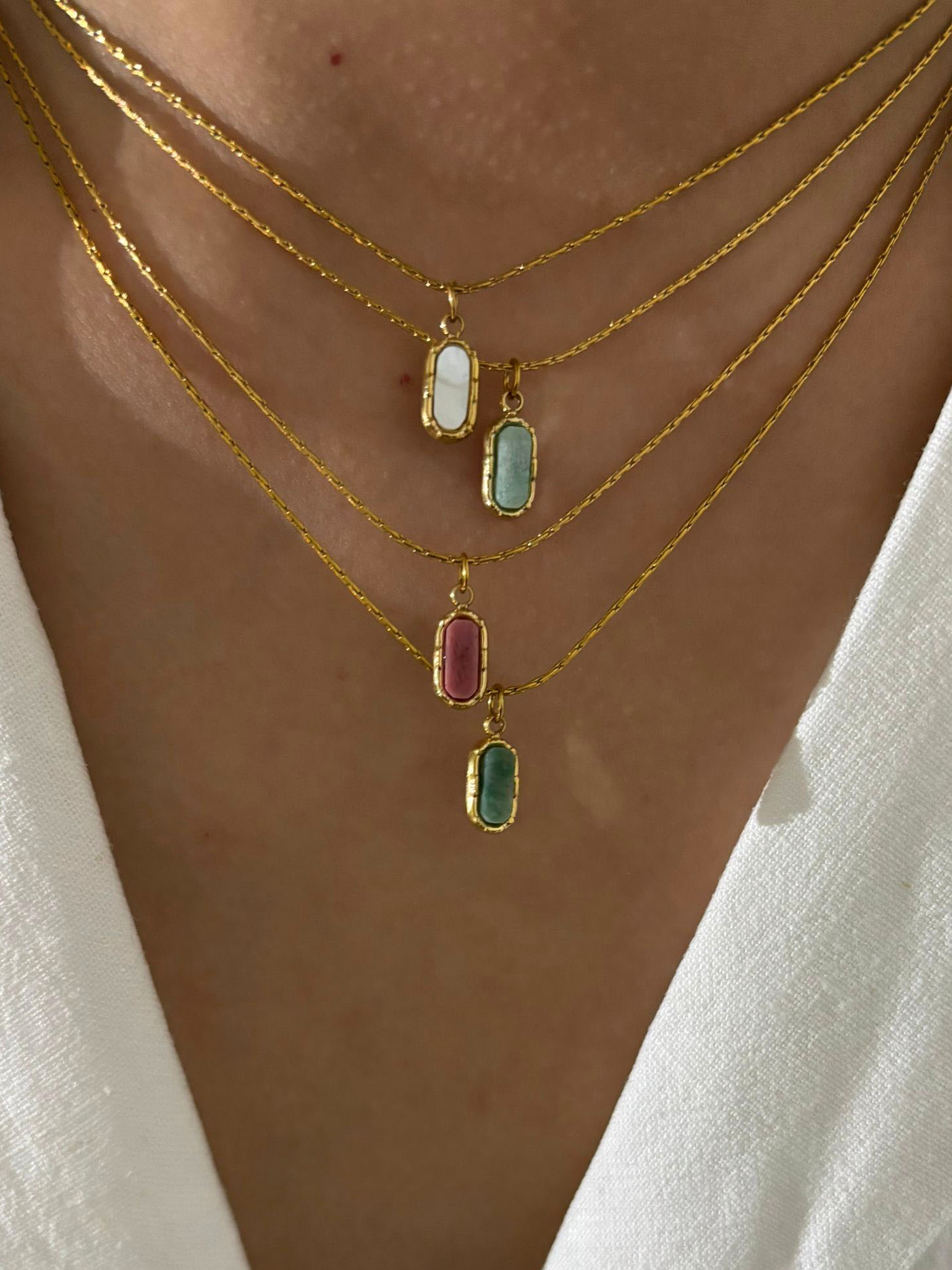 GHIDBK-collar con colgante geo - Birth Flower Necklace reseña y precio