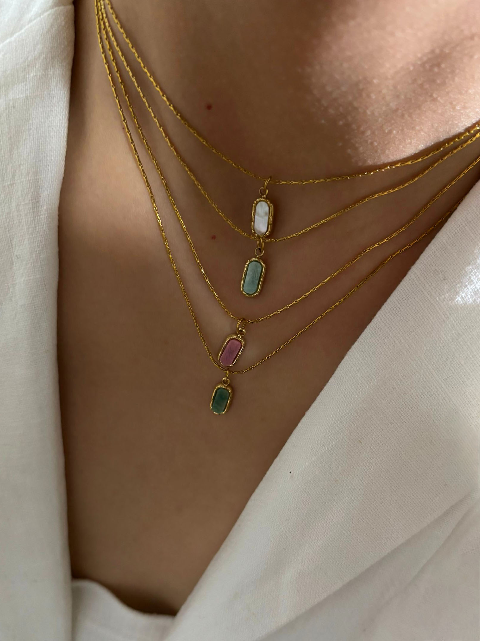 GHIDBK-collar con colgante geo - Birth Flower Necklace reseña y precio