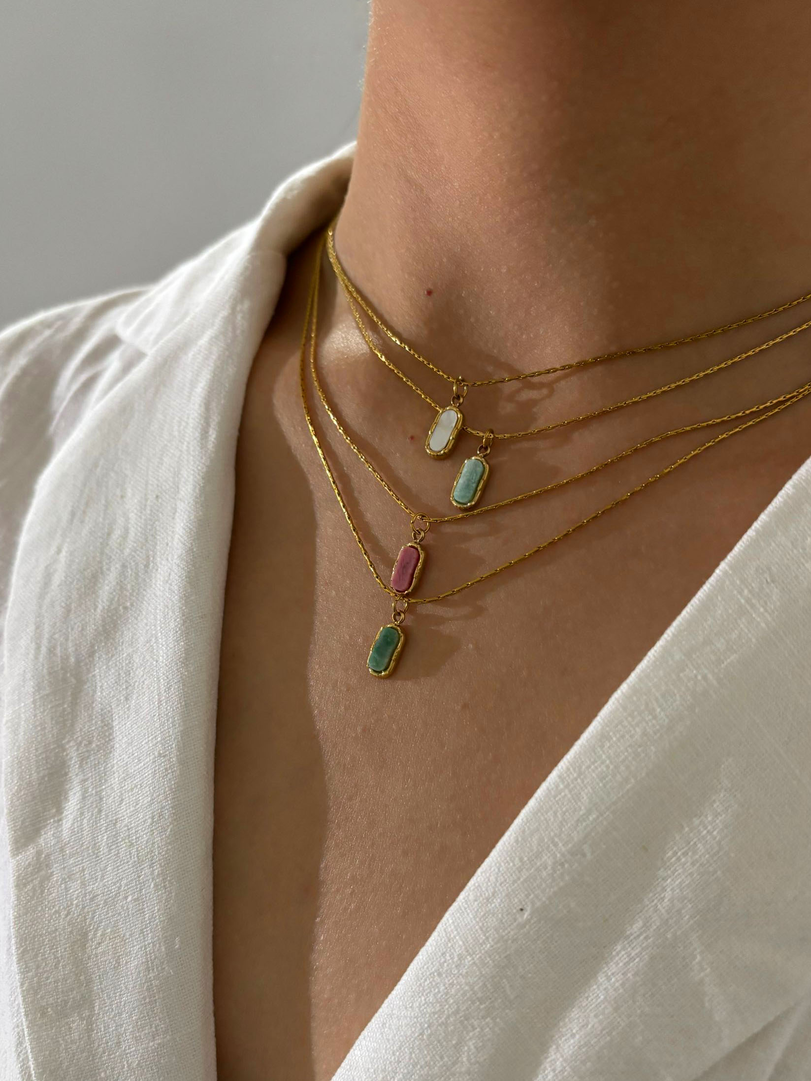 GHIDBK-collar con colgante geo - Birth Flower Necklace reseña y precio