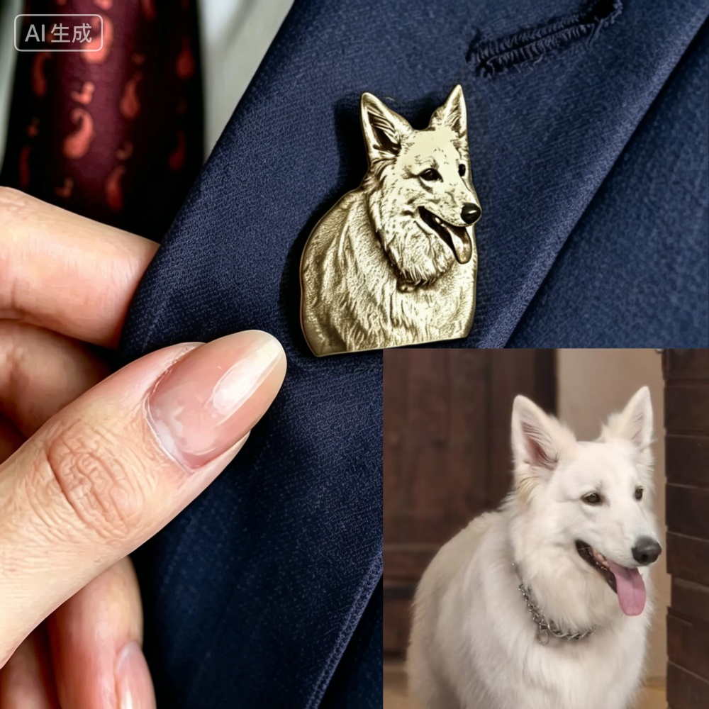 Broche Personalizado con Foto  - Pet Portrait Custom reseña y precio